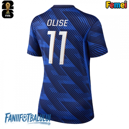 Franța Michael Olise #11 Echipament de Fotbal Replică Mondial 2026 Femei Acasa Franța Michael Olise #11 Echipament de Fotbal Replică Mondial 2026 Femei Acasa